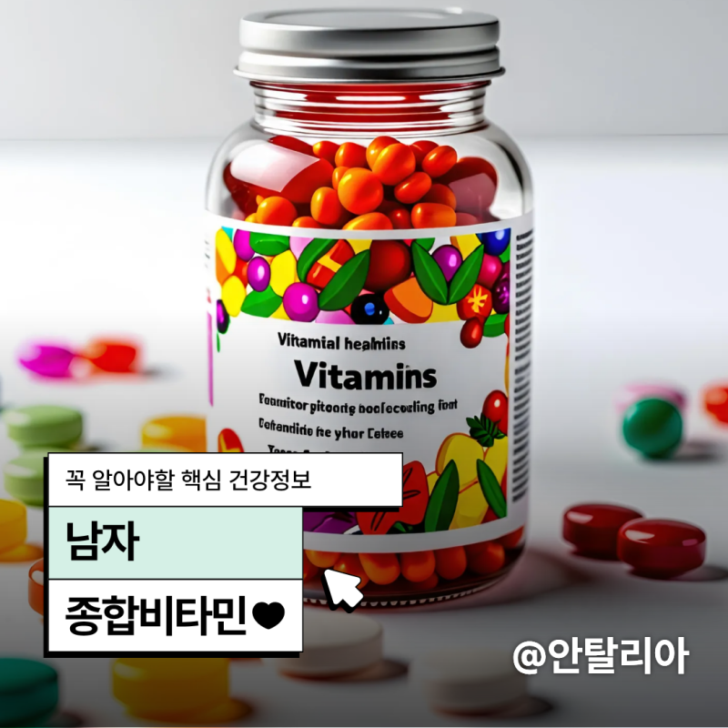 직장인을 위한 남자 종합비타민 선택 가이드!