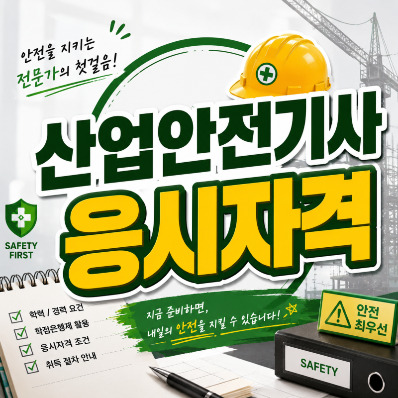 산업안전기사 취업, 안전관리자 직무로 연결될까요?