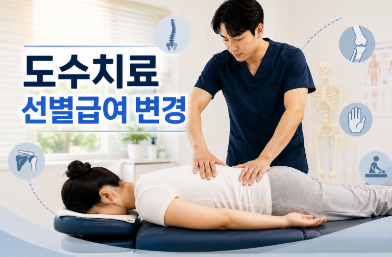 [ 2026년 도수치료 선별급여 총정리 ] 비용, 횟수, 꼭 알아야 할 변경사항