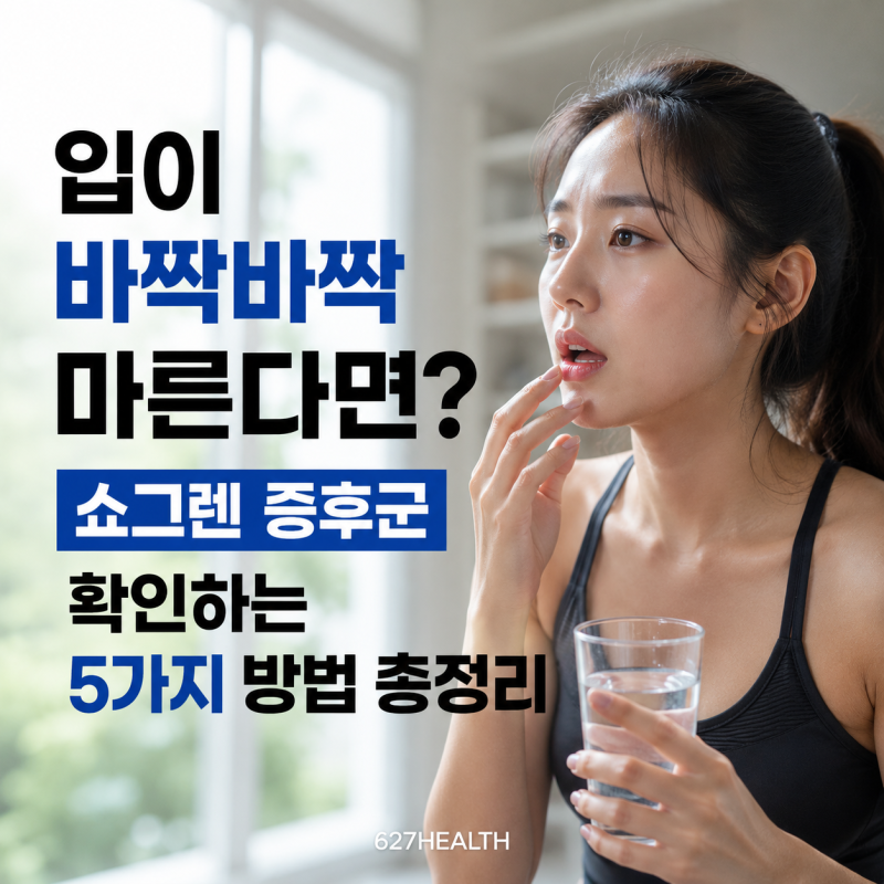 입이 바짝바짝 마른다면? 쇼그렌 증후군 확인하는 5가지 방법 총정리