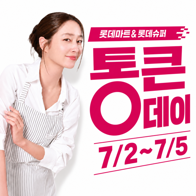 롯데마트 통큰데이 7월 세일기간 전단지 할인 품목 정리