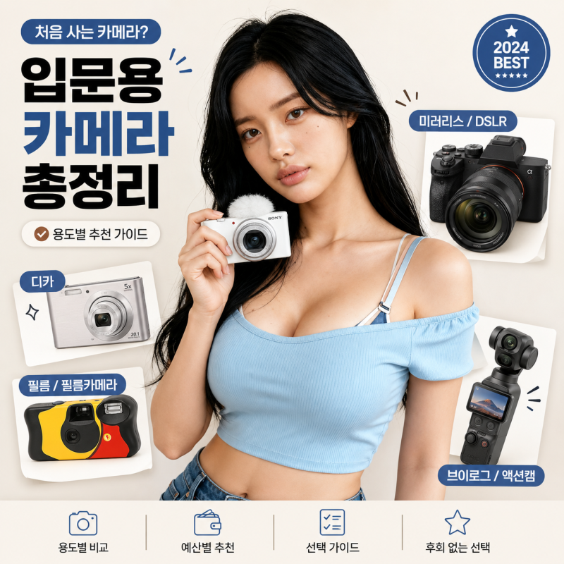 카메라 추천 가성비 입문용 DSLR·미러리스·필름·디카 총정리