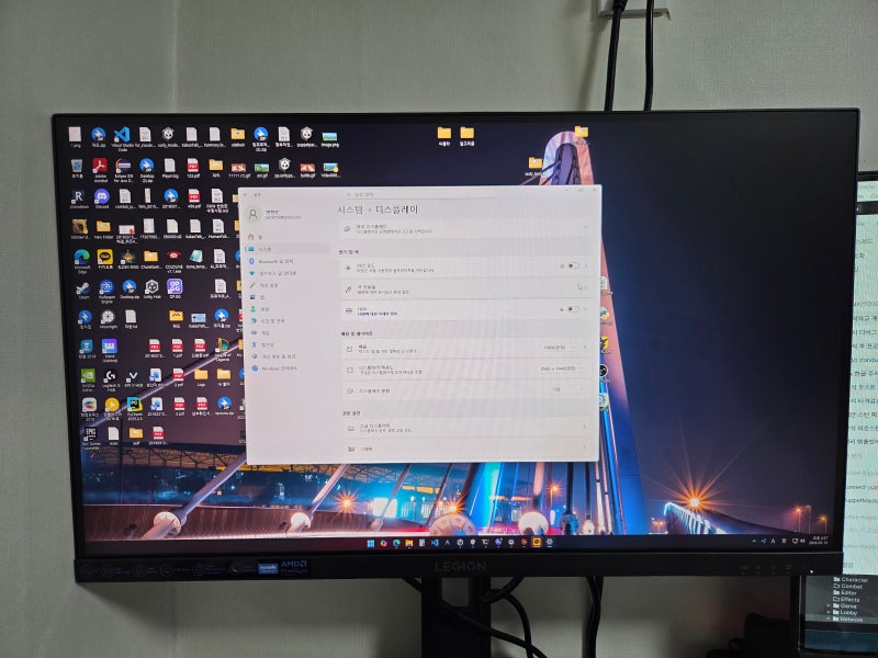레노버 LEGION 27Q-10 QHD 240Hz 모니터 리뷰