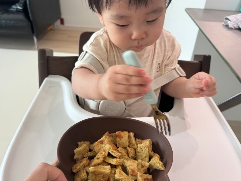 [무염 아기 레시피] 바나나 오트밀 팬케이크 (NO 밀가루)