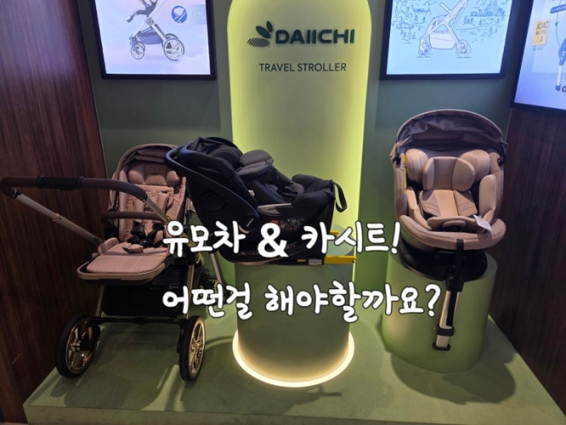유모차와 카시트 조합 추천!!절충형 vs 휴대용 / 당근 vs 새제품 / 바구니는? (부가부,뉴나,다이....