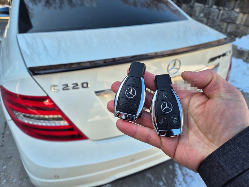 벤츠 차키분실 12년식 C220 스마트키 당일복사
