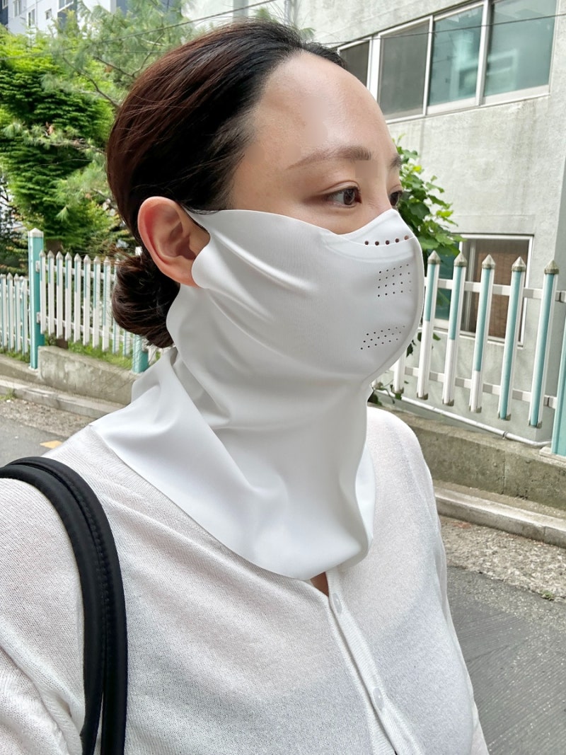 여름 쿨마스크 MACCI 쿨포뮬러 새부리형 UV 자외선차단마스크 후기