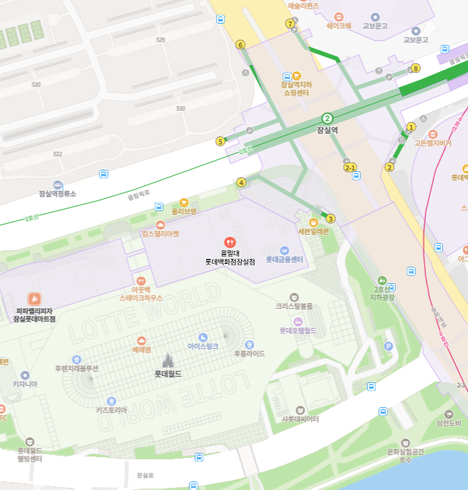 을밀대 롯데백화점 잠실점 사진 1