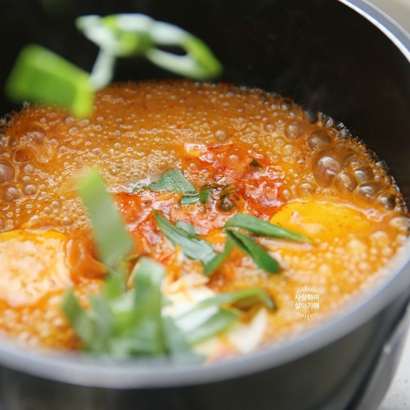 우삼겹 순두부찌개레시피 | 순두부찌개끓이는법 총정리