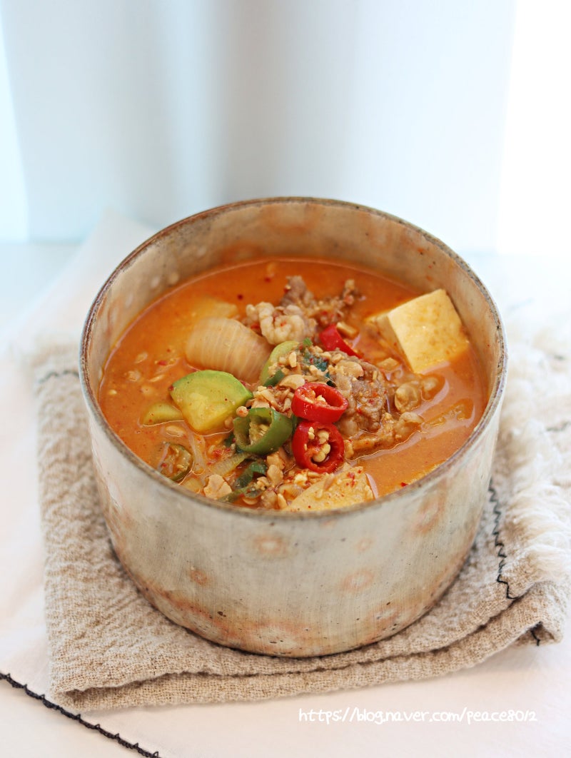 소고기 청국장찌개 레시피 청국장 맛있게 끓이는법
