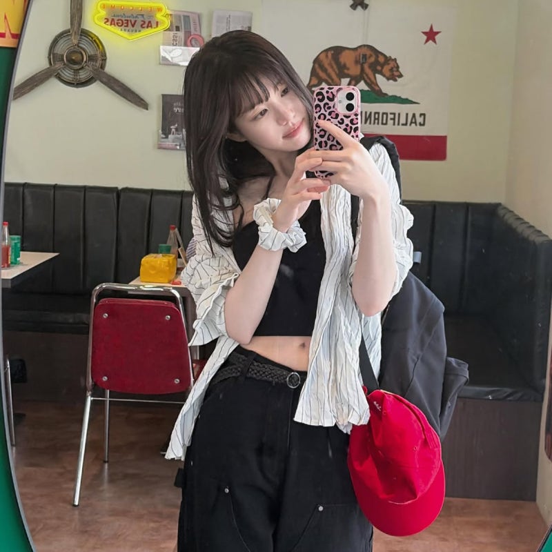 "진짜 30대 후반 맞음?!" 대학생인 줄 알았던 이유비 최근 근황, 6만 원대 여성용 백팩 코디