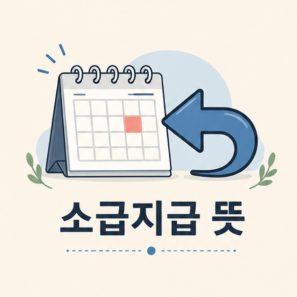소급지급 뜻, 한자 풀이와 실제 예시로 쉽게 이해