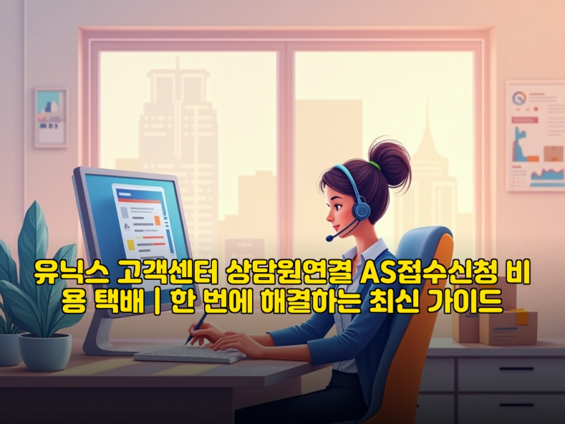 유닉스 고객센터 상담원연결 AS접수신청 비용 택배 | 한 번에 해결하는 최신 가이드