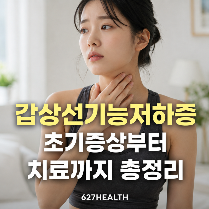 갑상선기능저하증 초기증상부터 치료까지 총정리