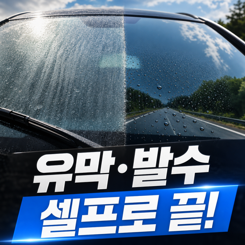 유막 제거 후 발수코팅까지ㅣ셀프 시공 비용·절차·실패 방지법 완벽 정리