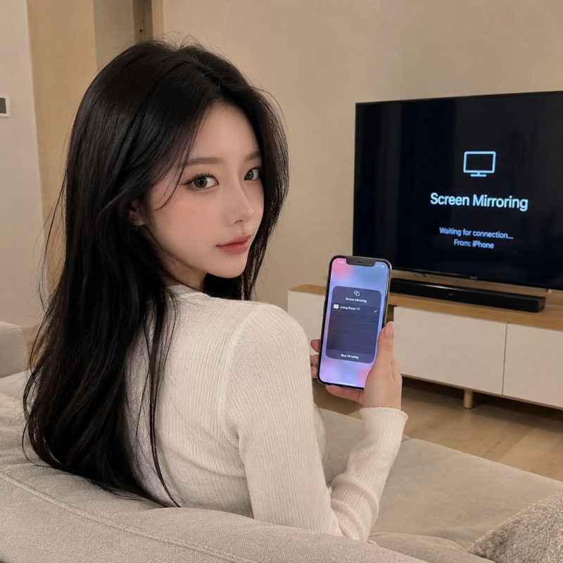 아이폰·갤럭시 핸드폰 티비 미러링 방법과 지원 TV 지원 여부 확인하세요