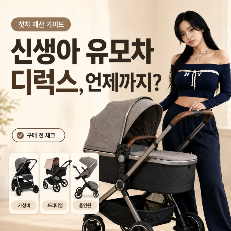 신생아 유모차 추천, 아기 디럭스 유모차 사용시기는 언제까지?