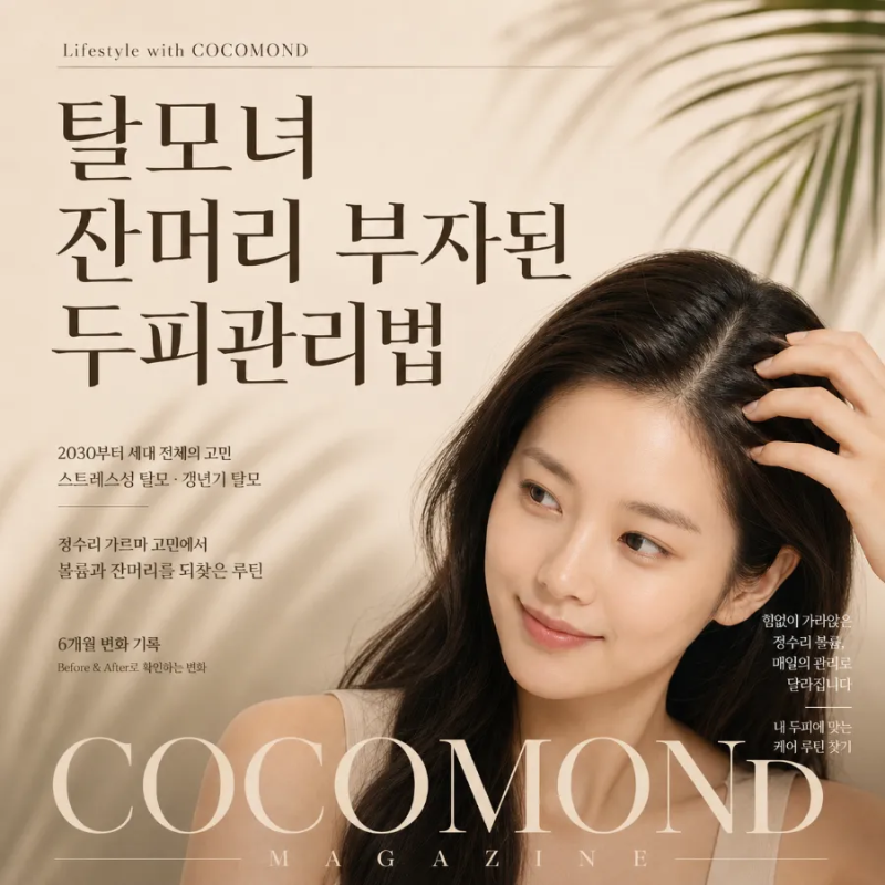 닥터그루트 두피영양토닉 사용 후, 잔머리부자 된 두피관리 루틴(feat.도브센서티브바)