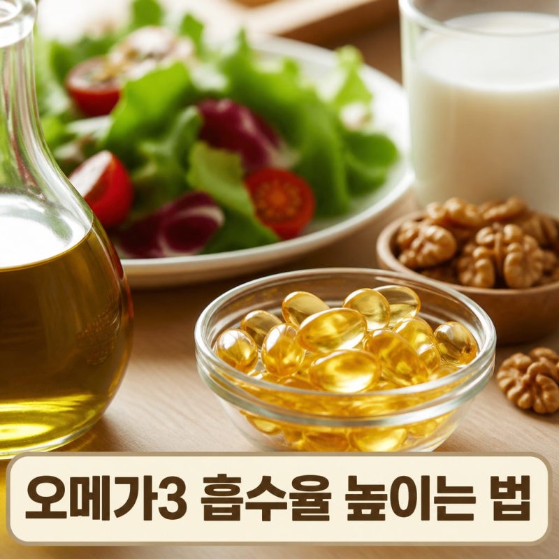 오메가3, 아침에 물이랑만 드셨나요? 그럼 정말 '돈 낭비'입니다.