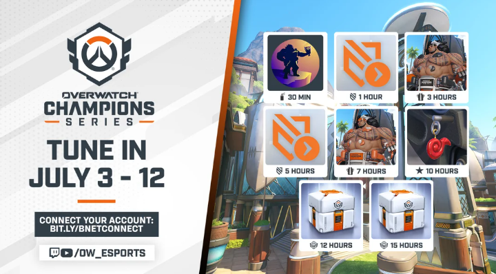 2026 OWCS 오버워치 드롭스 연동 트위치 배틀넷, 유튜브 연결 방법 e-sports 전리품 상자 얻기 !