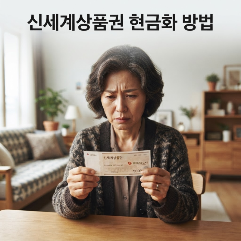 신세계상품권 현금화 수수료 아끼는 방법 3가지