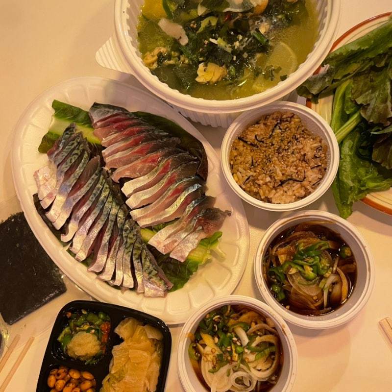 제주도 제주시 맛집 고등어회 맛집 우럭 지리탕 맛집 내도바당 친구 추천 믿고 다녀온 찐 후....