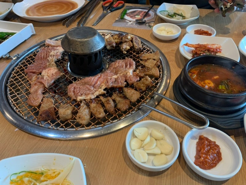 순천 조례동 호수공원맛집 하늘천 숯불갈비