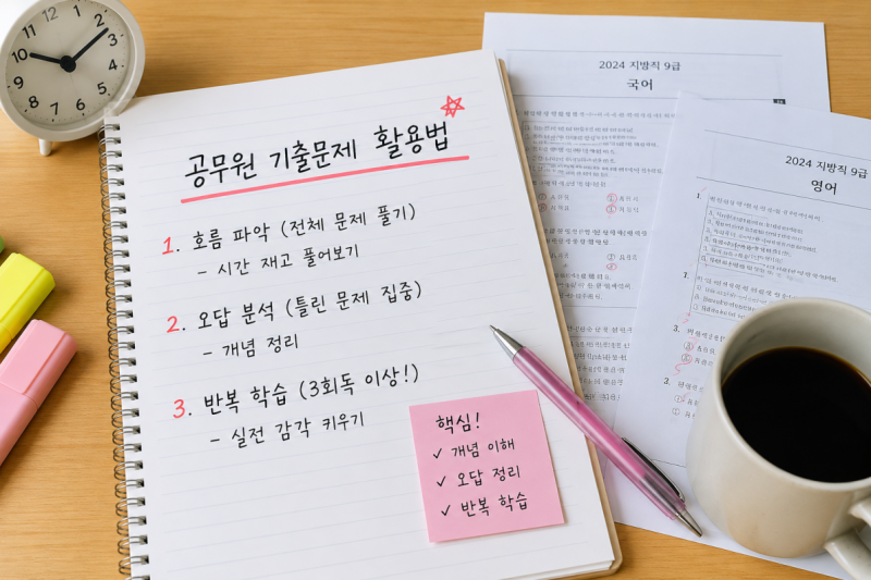 공무원 시험 기출문제 어디서 다운 받을까? (국가공무원채용시스템)