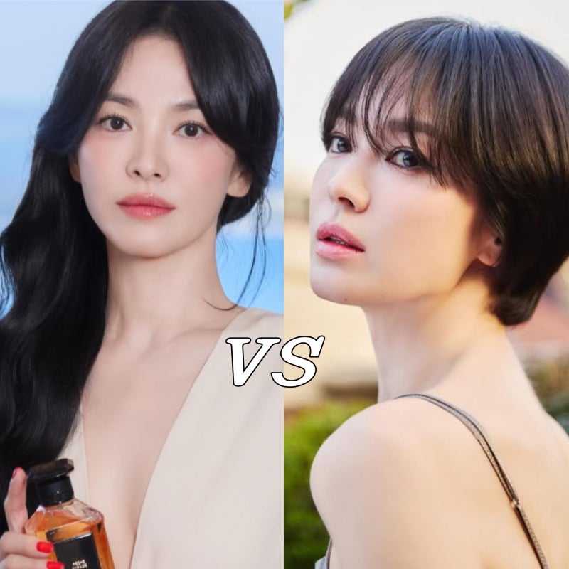 도저히 못 고르겠는 송혜교 숏컷 vs 긴머리.. 레전드는?