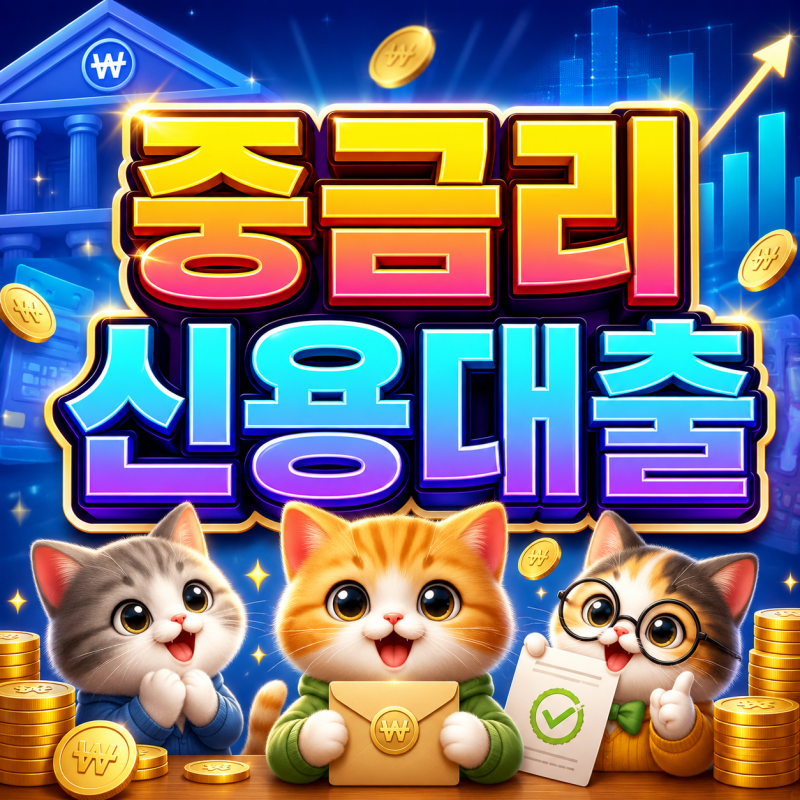 2026 중금리신용대출 최대 3500만원까지 가능할까? 받는 기준 한도 금리 대환 혜택은!?