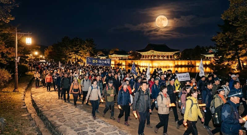 이색 가을 축제 추천, 2026 신라의 달밤 165리 걷기 코스 및 완보 꿀팁 가이드