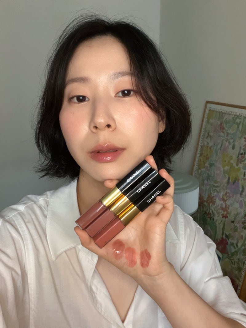 샤넬 르 루쥬 듀오 발색 #르루쥬듀오 #샤넬립 #샤넬립추천 엔들리스핑크, 핑크누드,new컬러 트....