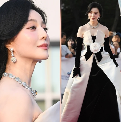 1억짜리 드레스 입고 새벽 4시 간장게장 먹방…판빙빙이 부천에서 벌인 일