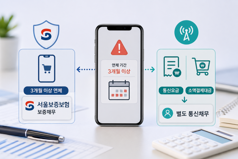 통신요금 미납과 서울보증 할부금, 무엇이 더 위험할까