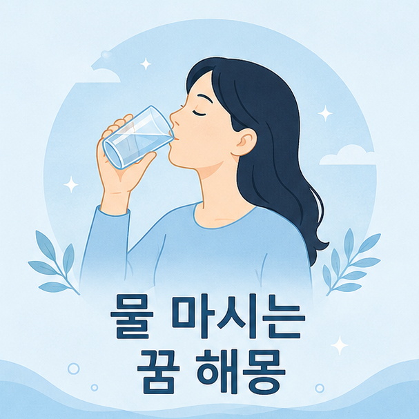 물 마시는 꿈 해몽 상황별 의미와 풀이 정리