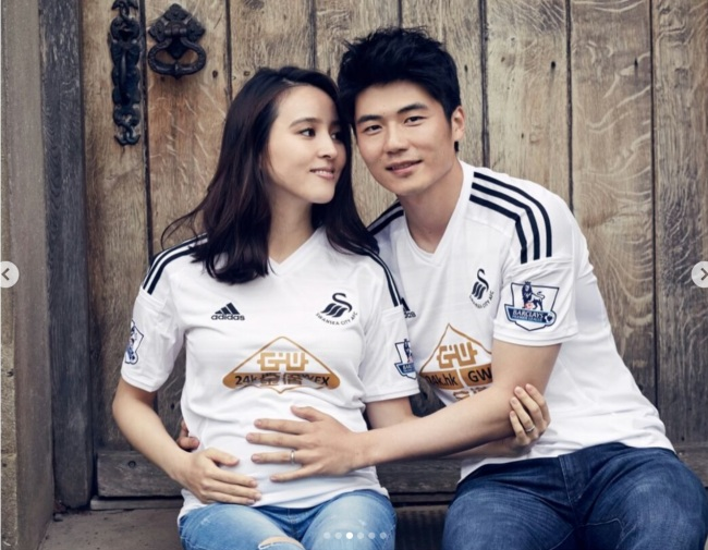 기성용, 한혜진 만삭 사진 최초 공개 나만 늙었다
