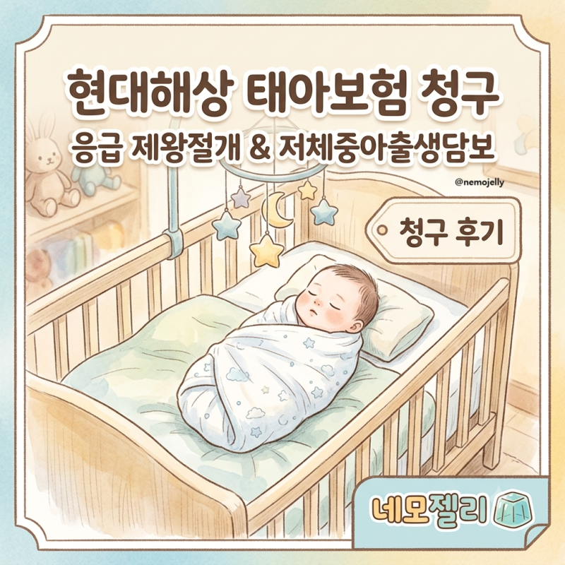 현대해상 태아보험 청구로 저체중아 출생담보 및 산모특약 보장받은 솔직 후기