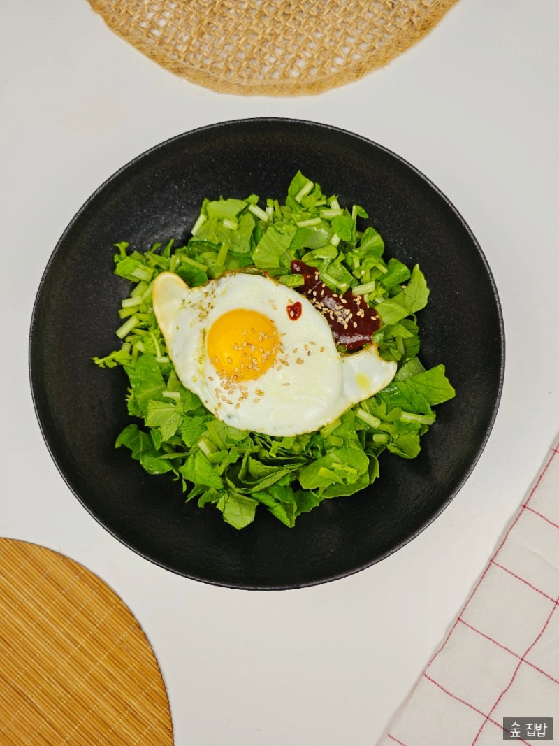 염정아 생열무 비빔밥 레시피 고추장 양념장 여름 음식 요리