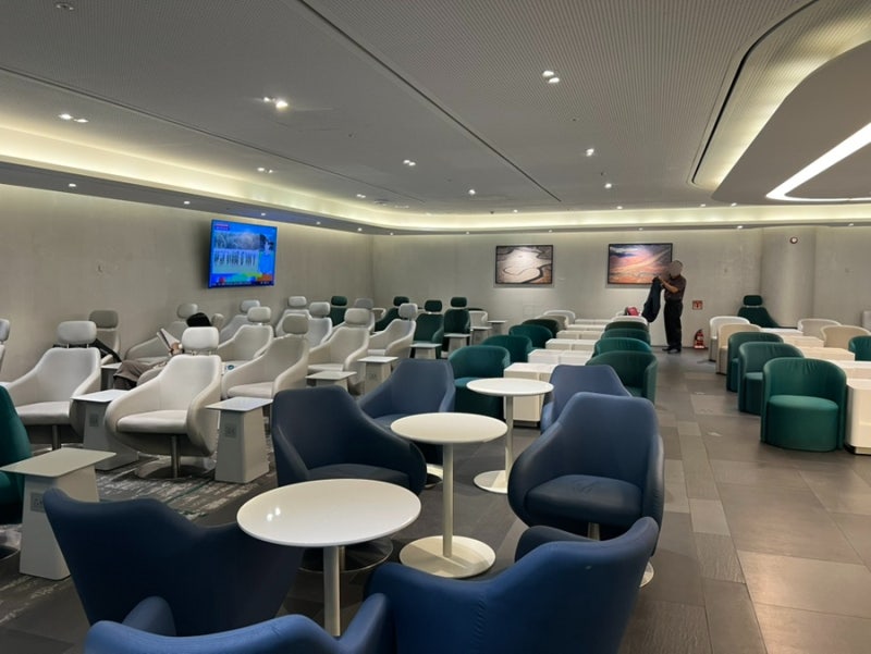 김포공항 국내선 대한항공 라운지(제주행 KE1055 프레스티지석 7D, 7E)