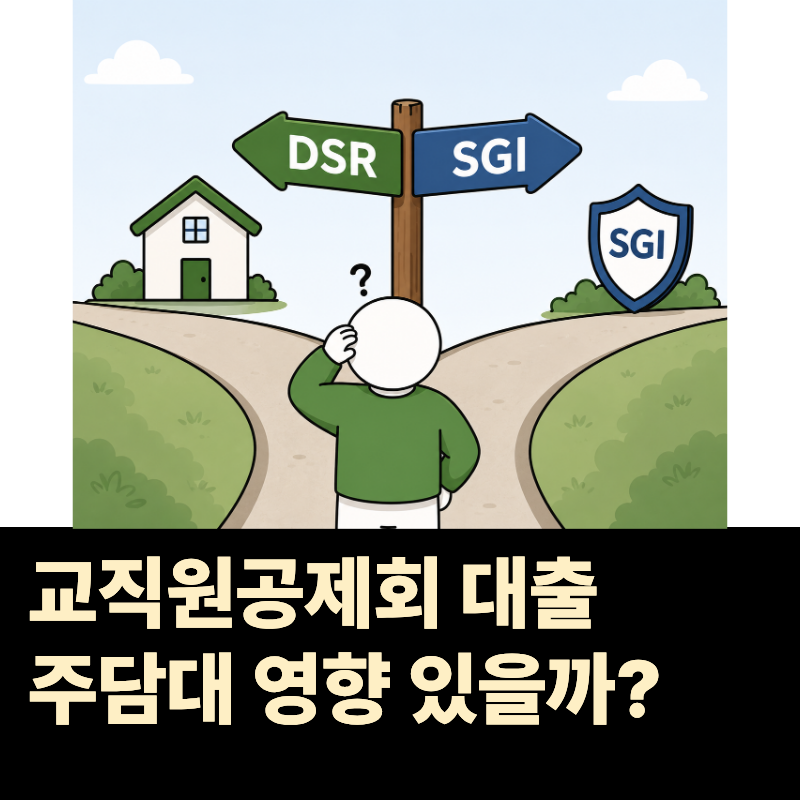 교직원공제회 대출, 주택담보대출 심사받을 때 문제될까?