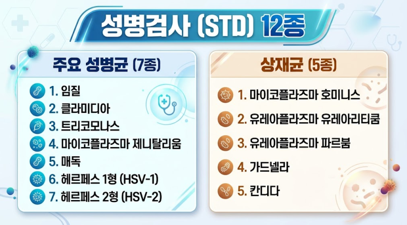 임신 준비 기간 했으면 좋았을 일 (2) 성병 검사 (STD)