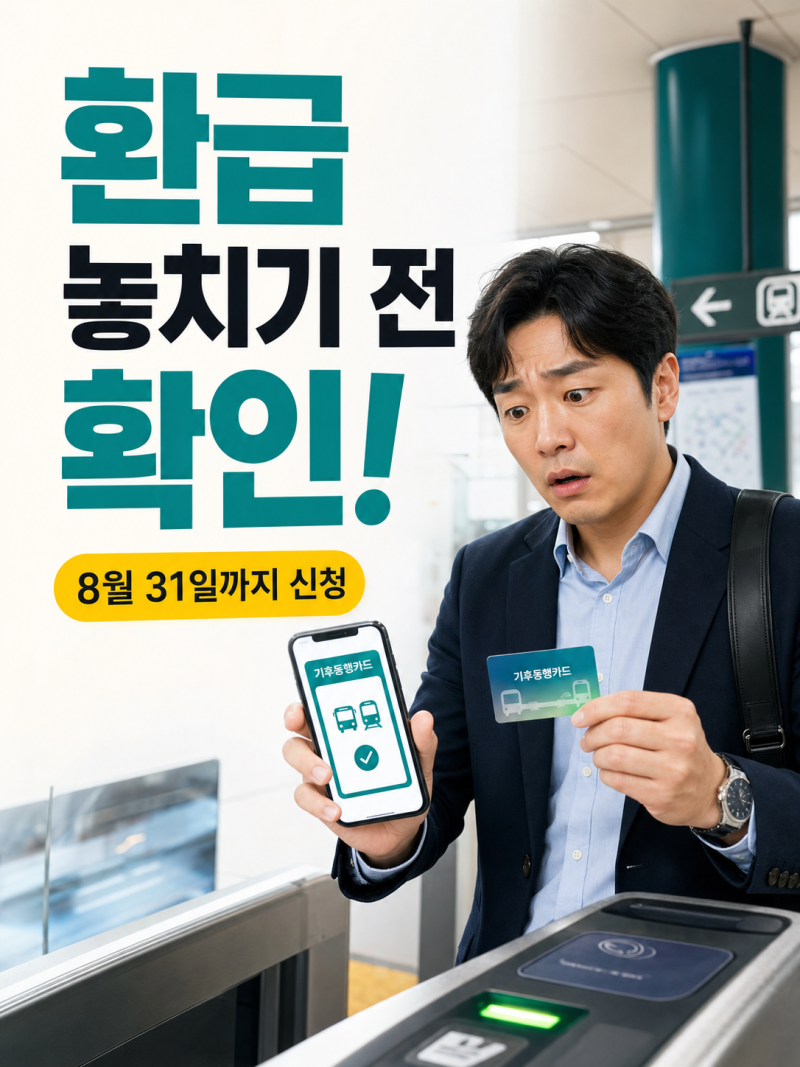기후동행카드 환급 신청 전 확인할 대상·기간·조건 최신 정리