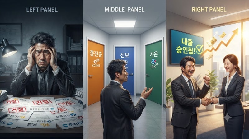 2026년 정부 정책금융 종류별 비교 (중진공·신용보증기금·기업은행)