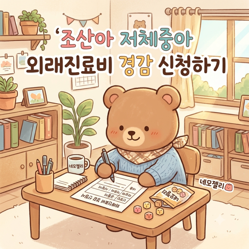 조산아 저체중아 외래진료비 경감 신청 방법(건강보험25시), 분당제일여성병원 요양기관번호