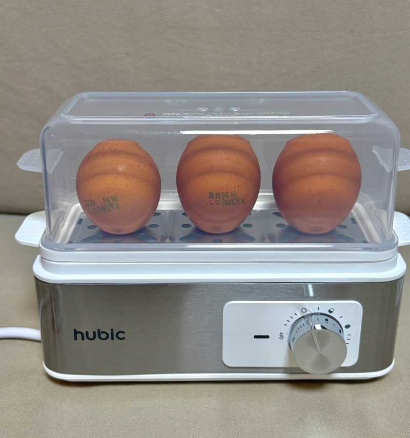 반숙, 완숙 다 되는 계란찜기 추천! 3구 휴빅에그쿠커 후기