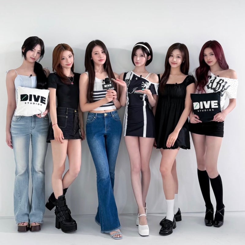 다이브 스튜디오 베몬 멤버들 옷 아현이랑 아사랑 치키타랑