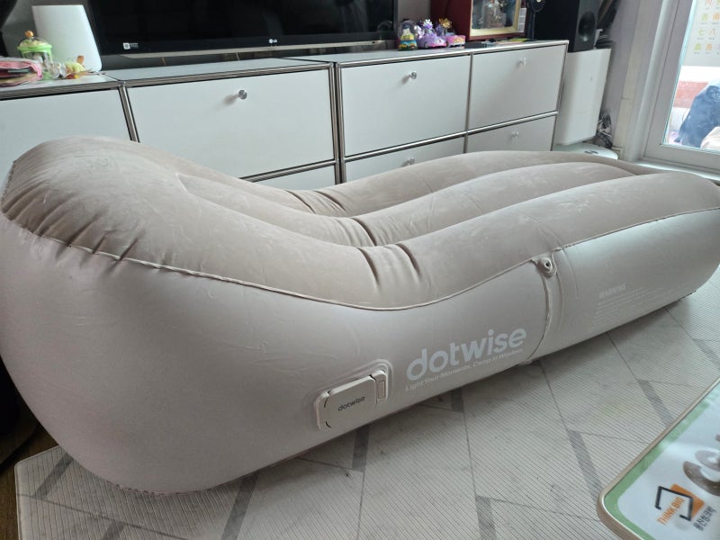 DOTWISE 1인용 캠핑 에어소파 베드 펌프내장형 구입후기