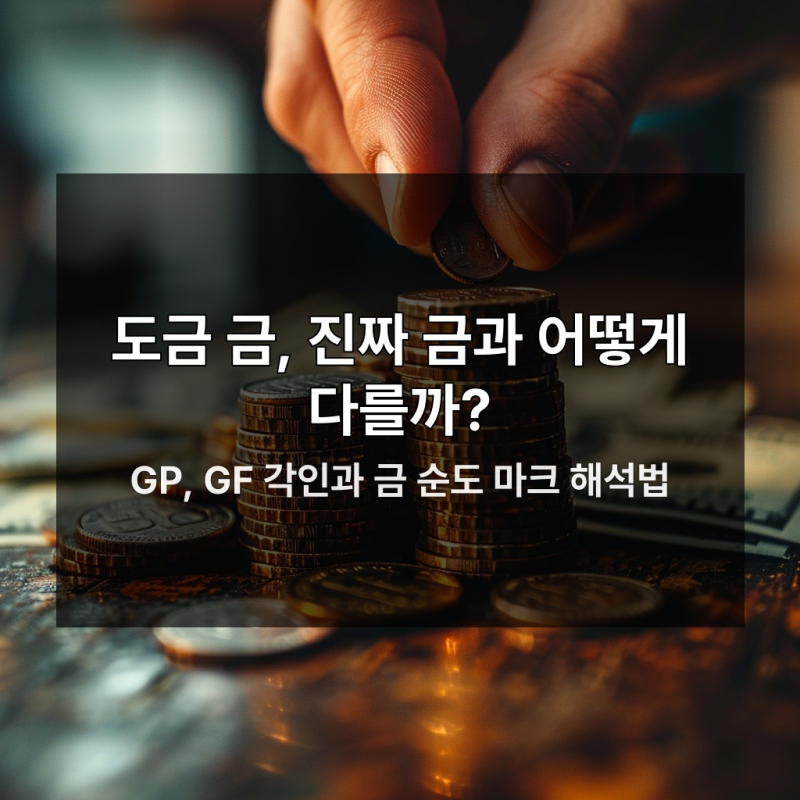 도금 금 팔면 0원 손해, 지금 몰랐으면 멘붕 온다