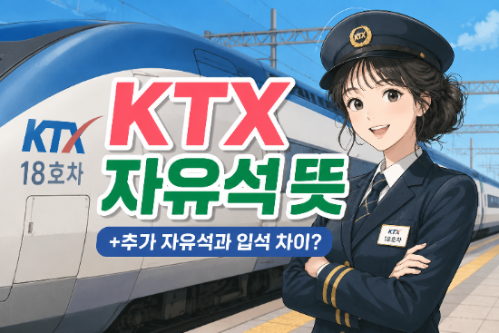 [정보] KTX 자유석 탑승후기, 자유석과 입석차이(셀프체크인 꿀팁)