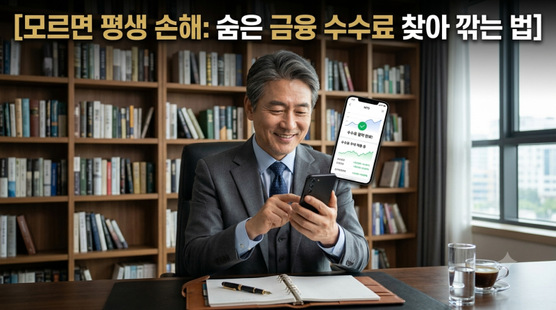 "내 돈 다 어디로 새는 거야?" 50대 친구들아, 모르면 평생 손해 보는 금융 수수료 아끼는 법